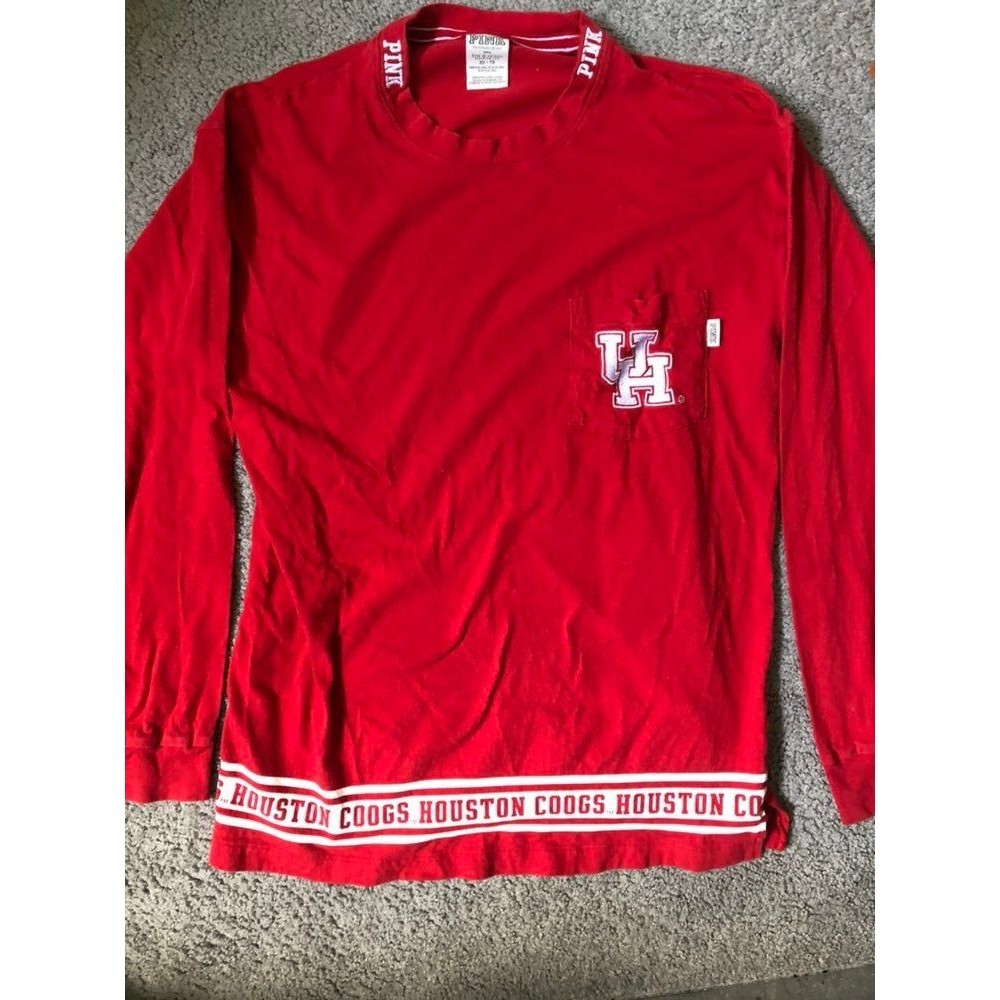 Vs Pink Univ Of Houston Cougars Tshirt